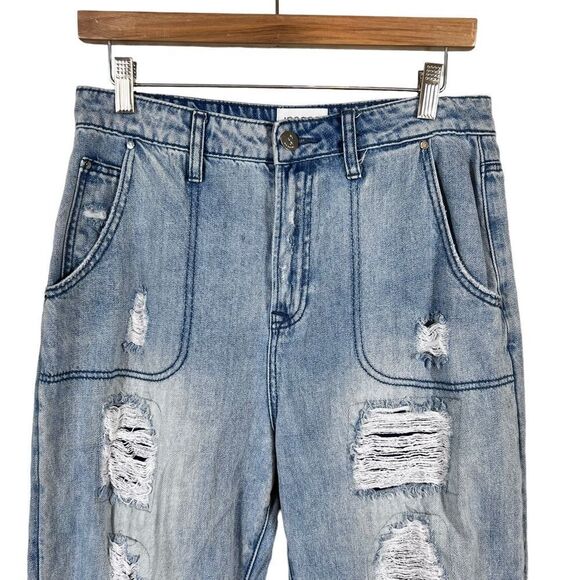 Insane Gene Slouch Vintage Patched Work Jeans - Picture 2 of 16